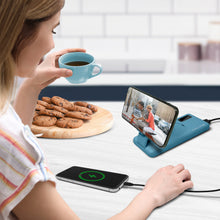 Load image into Gallery viewer, PowerMag View Wireless Charging 10,000mAh Backup Battery w/ Adjustable Stand
