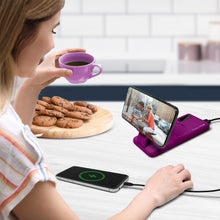 Load image into Gallery viewer, PowerMag View Wireless Charging 10,000mAh Backup Battery w/ Adjustable Stand
