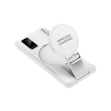 Load image into Gallery viewer, PowerMag View Wireless Charging 10,000mAh Backup Battery w/ Adjustable Stand
