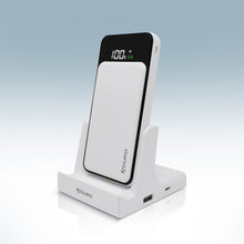 Load image into Gallery viewer, PowerUp 2 in 1 Wireless Charging Battery &amp; Charging Station
