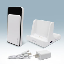 Load image into Gallery viewer, PowerUp 2 in 1 Wireless Charging Battery &amp; Charging Station
