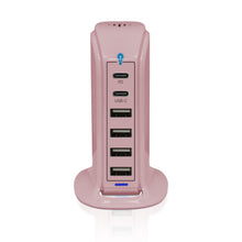 Load image into Gallery viewer, PowerUp PD Power Tower Multi Port Charging Station
