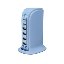 Load image into Gallery viewer, PowerUp PD Power Tower Multi Port Charging Station
