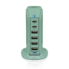 Load image into Gallery viewer, PowerUp PD Power Tower Multi Port Charging Station

