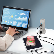 Load image into Gallery viewer, PowerUp PD Power Tower Multi Port Charging Station
