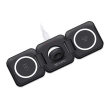 Load image into Gallery viewer, PowerUp Trinity 3 in 1 Wireless Charging Station for iPhone AirPods &amp; iWatch
