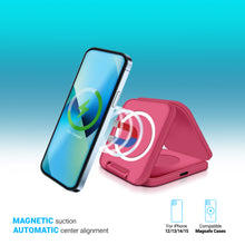 Load image into Gallery viewer, PowerUp Trinity 3 in 1 Wireless Charging Station for iPhone AirPods &amp; iWatch
