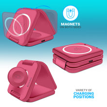 Load image into Gallery viewer, PowerUp Trinity 3 in 1 Wireless Charging Station for iPhone AirPods &amp; iWatch
