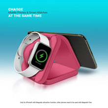 Load image into Gallery viewer, PowerUp Trinity 3 in 1 Wireless Charging Station for iPhone AirPods &amp; iWatch
