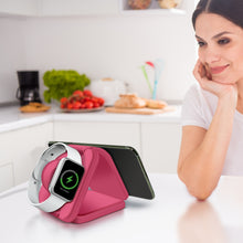 Load image into Gallery viewer, PowerUp Trinity 3 in 1 Wireless Charging Station for iPhone AirPods &amp; iWatch
