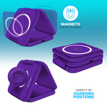Load image into Gallery viewer, PowerUp Trinity 3 in 1 Wireless Charging Station for iPhone AirPods &amp; iWatch
