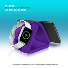 Load image into Gallery viewer, PowerUp Trinity 3 in 1 Wireless Charging Station for iPhone AirPods &amp; iWatch
