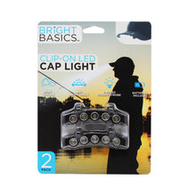 Load image into Gallery viewer, Bright Basics 2 Pack Clip-On LED Hat Lights
