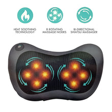 Load image into Gallery viewer, FlexWorks Shiatsu Heated Pillow Massager