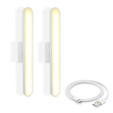 Load image into Gallery viewer, 2 Pack Universal Portable, Tilting, Dimmable Rechargeable Light Bars
