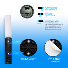 Load image into Gallery viewer, Space &amp; Home 2 Pack Rechargeable Wall Sconce Lights
