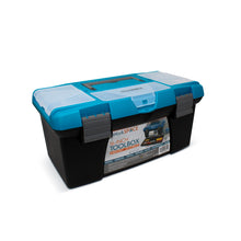 Load image into Gallery viewer, WorkSpace 16" Tool Box with Inner Tray &amp; Lid Storage
