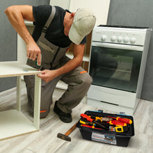 Load image into Gallery viewer, WorkSpace 16" Tool Box with Inner Tray &amp; Lid Storage
