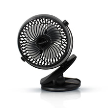 Load image into Gallery viewer, LuxBreeze Rechargeable Cordless Portable Fan w/ Clip-On Feature
