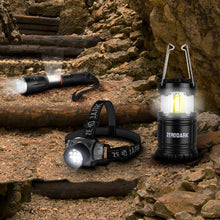 Load image into Gallery viewer, Tactical Lighting 3 Pc Set with Flashlight, Lantern, &amp; Headlamp
