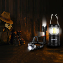 Load image into Gallery viewer, Tactical Lighting 3 Pc Set with Flashlight, Lantern, &amp; Headlamp

