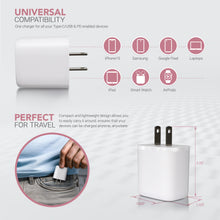 Load image into Gallery viewer, 2 Pack 30W PD Dual Port Charger
