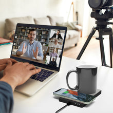 Load image into Gallery viewer, Tech Theory Mug Warmer &amp; Wireless Phone Charger
