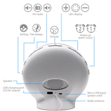 Load image into Gallery viewer, SmartClock Sunrise Simulation Alarm Clock
