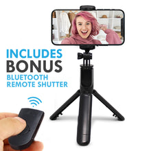 Load image into Gallery viewer, U-Stream Mini Selfie Stick Tripod w/ Wireless Remote
